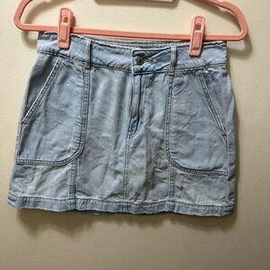 American Eagle Denim Mini Skirt